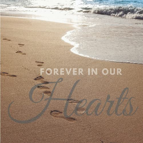 Beach Sunset Funeral Guest Book: Celebration of Life: Memorial, Condolence & Remembrance Book | Family & Friends Keepsake Sign In Book with Registry Lines for Names, Address Messages & Picture Insert