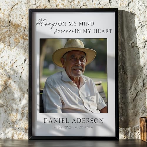 Customizable A Limb Has Fallen Poem Memorial Plaque Sign Frame. Personalize With Your Lost Loved Ones Name and Dates, Memorial Gifts For Loss of Dad Photo - color: Design 1
