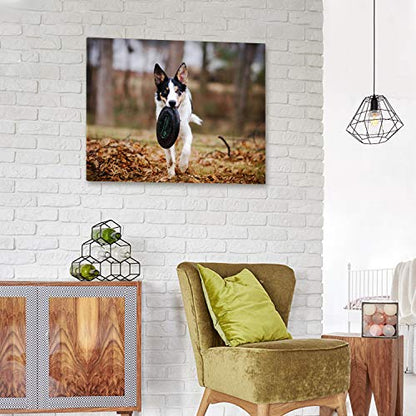 Personalized Photo to Canvas Print - Canvas Prints With Your Photos on Custom Wall Art for Bedroom, Living Room, Wedding Baby Pet Family Picture Framed Wall Art (10" W x 8" H) - size: 8"L x 10"W