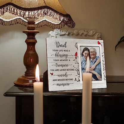 SteadStyle Memorial Gifts for Loss of Dad, Memorial Picture Frames 10x8 In - style: Dad