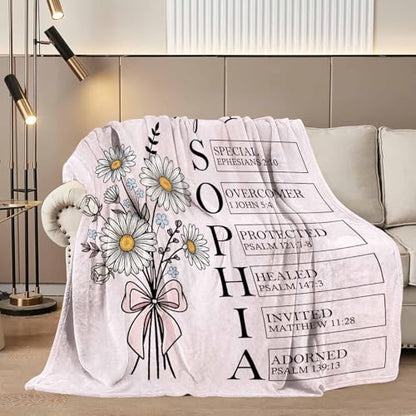 Personalized Blanket with Photos and Text, Custom Photo Blanket for Mom Grandma, Soft Flannel Throw Blankets for Mother’s Day, Customized Picture Gifts for Women, Nana, Wife Mother 03 - color: Mother 03