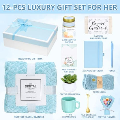 Birthday Gifts for Women, Self Care Gifts for Women Get Well Soon Gift Baskets Spa Care Gifts Set Sympathy Inspirational Thinking of You for Her Mom Wife Girlfriend Sister Friend