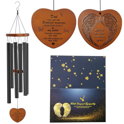 Memorial Gifts for Loss of Father,Windchimes in Memory of a Loved One Sympathy Gifts for Loss of Dad Memorial Wind Chimes for Loss of Father Remembrance Funeral Bereavement Gifts - size: Father