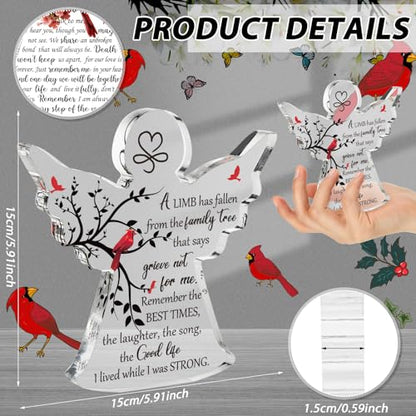 Jetec Sympathy Bereavement Gift in Memory of Loved One,Cute Cardinal - style: Cute Cardinal