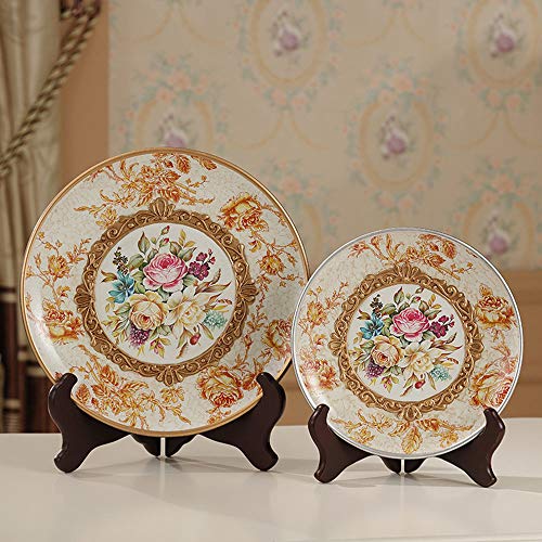 Wooden Easel Mahogany Finish Display Stand Plate Holder Picture Frame Folding Display Stand (5 inches) - size: 5 inches