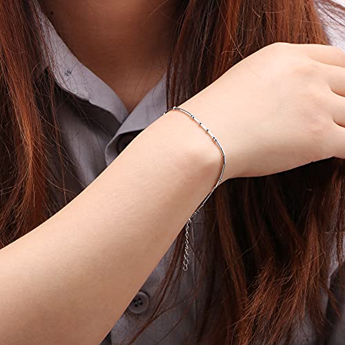 Best Friend Birthday Gifts Morse Code Bracelets For Women Mothers Day Birthday Christmas Gifts For Sister Daughter Grandmother Stainless Steel Jewelry Friendships Inspirational Gifts For Women - style: Silver: Soul Sister
