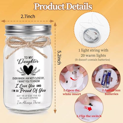 Gift for Daughter Birthday Gifts from Mom Dad Mother Daughters Gift - style: To My Daughter