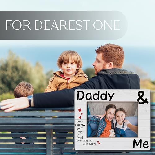 Memorial Gifts for Loss of Dad Picture Frame 4x6, Bereavement Sympathy Remembrance Gifts for Loss of Dad, In Memory of Father Picture Photo Frames for Tabletop Desk Decor