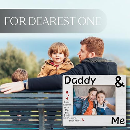 Memorial Gifts for Loss of Dad Picture Frame 4x6, Bereavement Sympathy Remembrance Gifts for Loss of Dad, In Memory of Father Picture Photo Frames for Tabletop Desk Decor