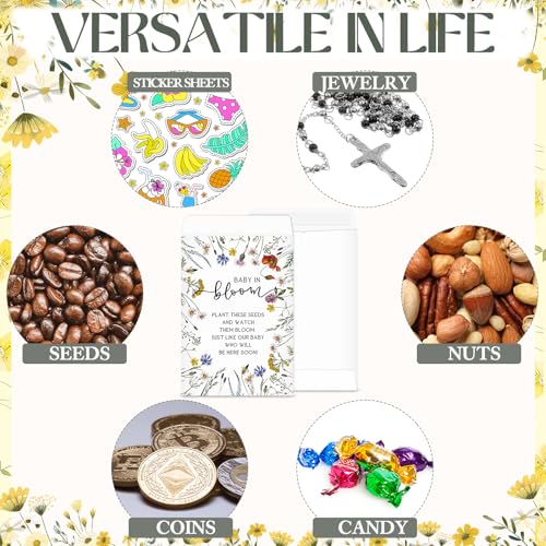 Fumete 50 Pcs Wildflower Seed Packet Baby in Bloom Baby Shower Party Favor