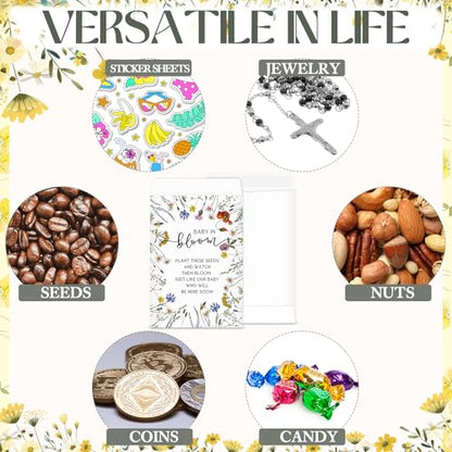 Fumete 50 Pcs Wildflower Seed Packet Baby in Bloom Baby Shower Party Favor