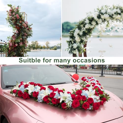 6Pcs Floral Foam Cage Set, 4 Square and 2 Rectangle Flower Holders | Water-Absorbing Foam Blocks with Adhesive Tape for Fresh and Artificial Flower Arrangements