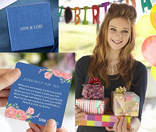 SAM & LORI Personal Bracelets for Teens/Women-Inspirational Jewelry Gifts (Various Designs) for Daughter/Sister/Mom/Friends-Adjustable Bracelet in a Pretty Gift Box - style: 2-Daughter Mom-The love between ...forever