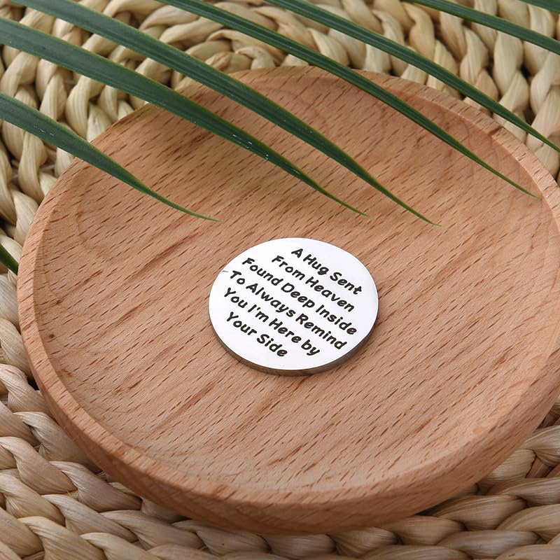 Pocket Hug from Heaven Memorial Gifts for Loss of Mom Dad Sympathy Gifts for Loss of Grandparents Condolence Gifts