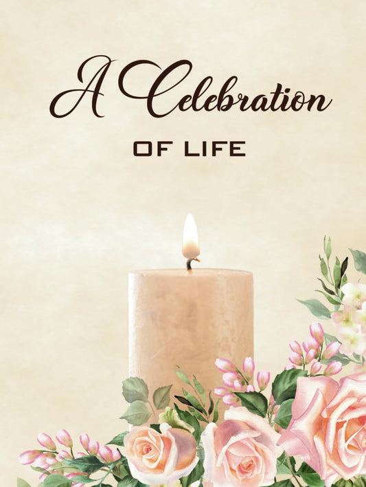 A Celebration of Life - In Loving Memory Funeral Guest Book for memorial service: Memorial Sign-in Register with Condolences, Memories and Tributes. A Cherished Memory Book for the whole Family
