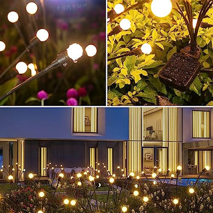 ASMAD Solar Lights Outdoor(6 Pack-48 LEDs),Solar Garden Lights,Fairy Lights - color: 6 Pack-48 LEDs
