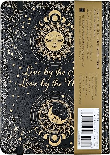 Live by the Sun Artisan Journal (Vegan Leather Notebook)