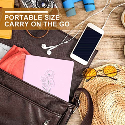 Lanpn Photo Album 4x6 50 Pictures 2 Packs, Small Mini Capacity Linen Photo Book Sets, Each Pack Holds 100 Top Loader Vertical Only Picture for Kids Boy Girls Pink - color: Pink, size: 50 Pockets/2PK