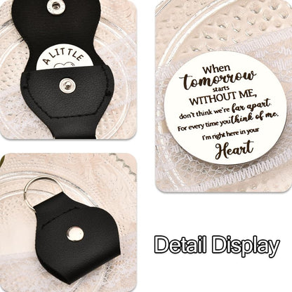 Pet Memorial Pocket Hug Token for Loss of Dog Cat - Remembrance Sympathy Gift for Pet Lover Owner - Bereavement Keychain for Friend Mom Dad