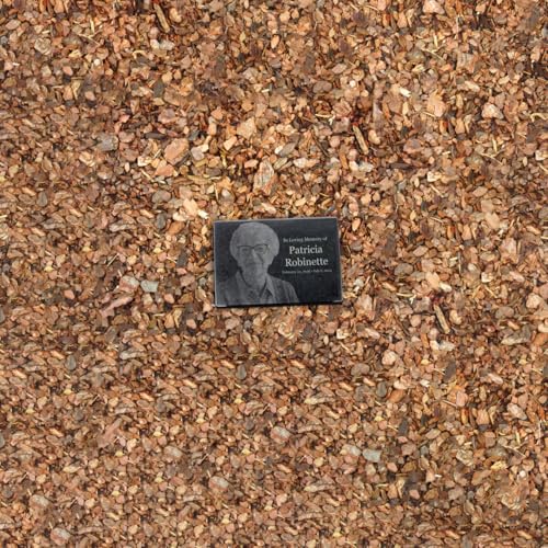 Black Granite Memorial Headstone for Lost Loved Ones, Dogs, Cats, and Family Pets. " Great for Your Garden, Tree Dedication, or in a Cemetery. Includes your personal photo and text. (6 x 4 x 1") | Includes photo and text for lost loved ones, dogs, cats, a