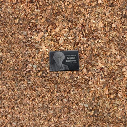 Black Granite Memorial Headstone for Lost Loved Ones, Dogs, Cats, and Family Pets. " Great for Your Garden, Tree Dedication, or in a Cemetery. Includes your personal photo and text. (6 x 4 x 1") | Includes photo and text for lost loved ones, dogs, cats, a