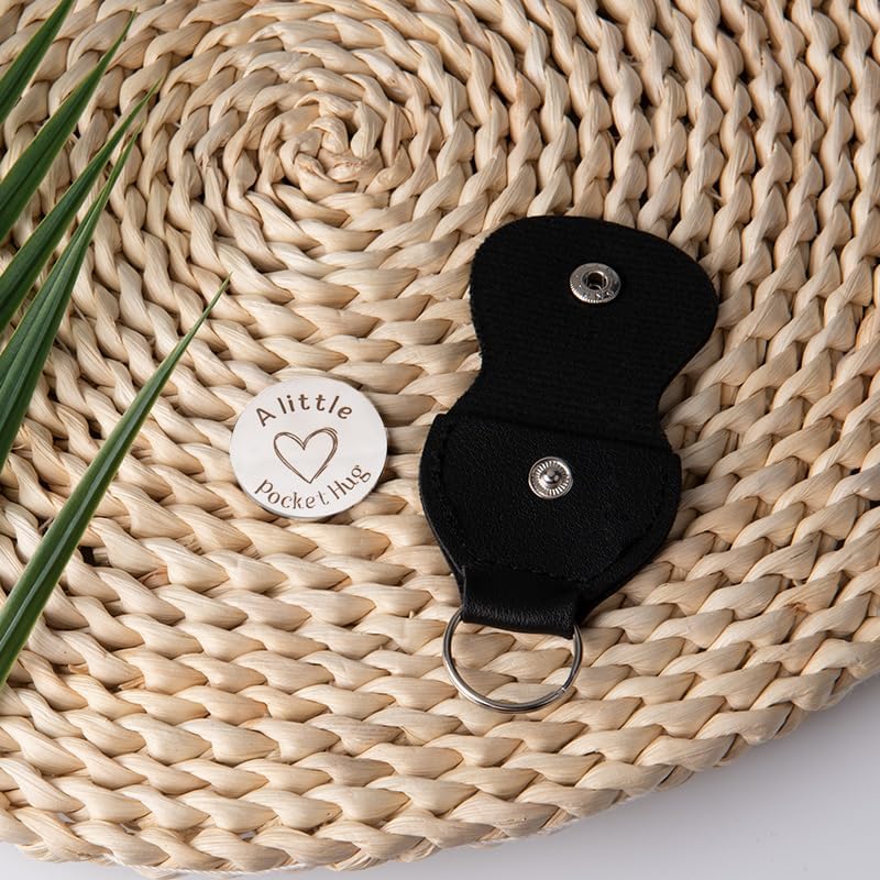 Pocket Hug Token for Women Men Him Birthday Inspirational Gifts for Daughter Friend Long Distance Gifts for Wife Mom - color: A Sister Never Walk Alone
