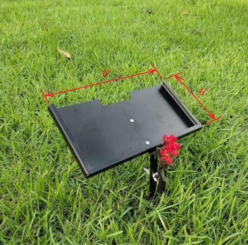 Grave Marker Stand for 8×6 Stone,Heavy Duty Gravestone Holder,Memorial Plaque Support for Pet,Dog,Cat,Tombstone,Headstone,Garden Memorial Stone Stand - size: For 8"X6" Plaque