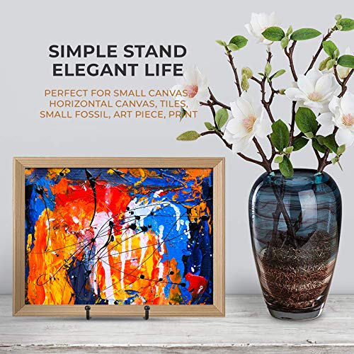 TR-LIFE 3 Pack 4.5 Inch Plate Stands for Display - Easel Holder Stand for Picture Frame, Decorative Platter, Book, Photo - size: 4.5 Inch