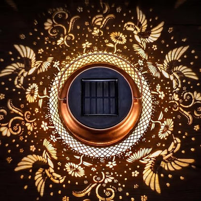 Solar Lanterns Outdoor Garden Decor- Solar Lights Waterproof Hummingbird Decorative Hanging Metal Lights Gardening Gift for Outside Yard, Patio, Backyard, Farm, Gifts for Women Mom - style: New Hummingbird