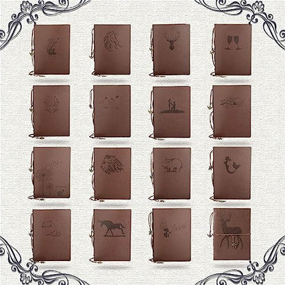 AIOR Scrapbook Photo Album 60 Pages Memory Book Leather Scrap Book DIY Guest Photo Book Wedding Travel Memory Album for Graduation Birthday Gifts (Moon Fema) - style: Moon Fema