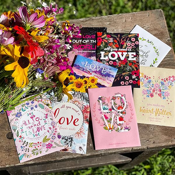 Bentley Seeds Mr & Mrs Pre Filled Flanders Poppy Seed Packets - 25 Individual Flanders Poppy Seed Packs -Wedding or Anniversary Party Favors Non-GMO Eco-Friendly Gift - Indoor Outdoor Garden Seeds - style: Mr and Mrs
