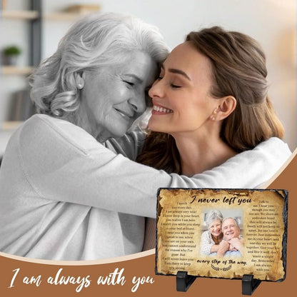 Personalized Memorial Picture Frame, Gifts for Loss of Loved One | Custom Photo & Name Sympathy Stone Frame, Customized Bereavement Condolence Gifts for Loss of Dad Mom Husband Wife Son - color: Style 3