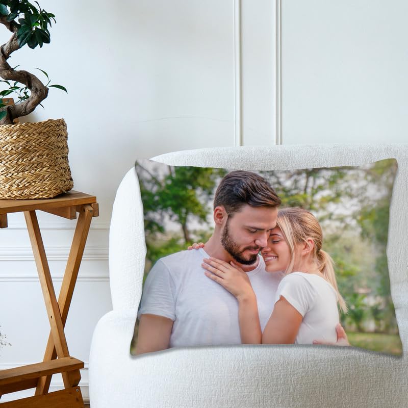 Ships Next Day, Custom Pillow with Picture, Personalized Face Pillow 40x50 | Personalized throw pillows with photos and text, customizable pillow case, customized pillow for your pets and loved ones - size: 40x50