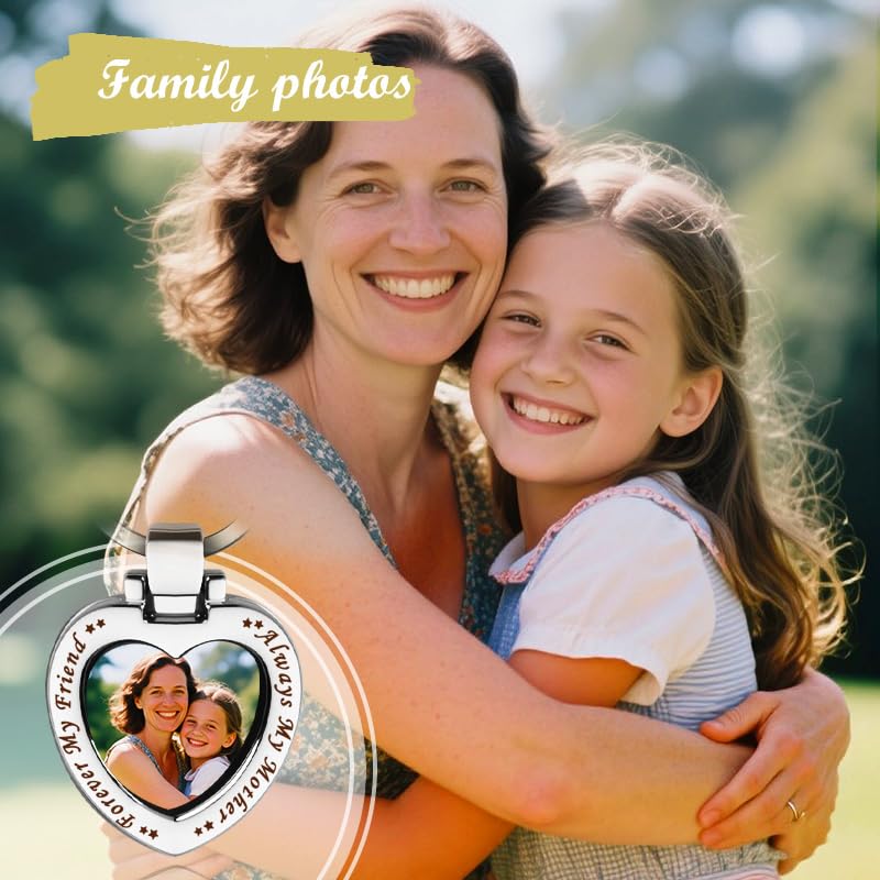 Unique Engraved Photo Frame for Women Men - color: Silver3