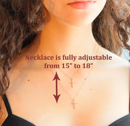 Be Wished Loss of a Mother Sympathy Gifts, Handmade Necklace with Meaningful Message, Ready to Give Jewelry - style: Cross Necklace