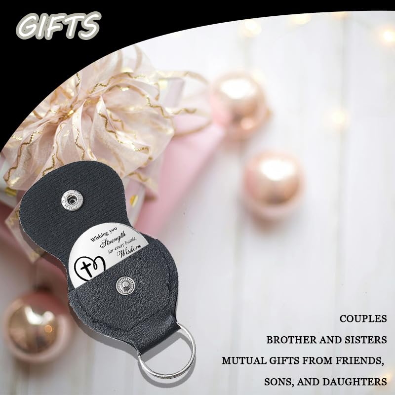 Pocket Hug Token for Women Mom Friend Birthday gifts for Her Him Long Distance Gifts for Men Dad Son Inspirational Keychain - color: Wishing You Strength