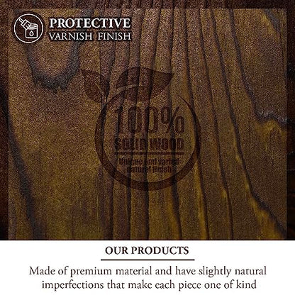 MyGift Shadow Box with Shelves, Display Case with 12 Compartments for Collectibles, Rustic Burnt Solid Wood with Cork Back, Clear Acrylic Viewing Panel, Hinged Door with Magnetic Closure