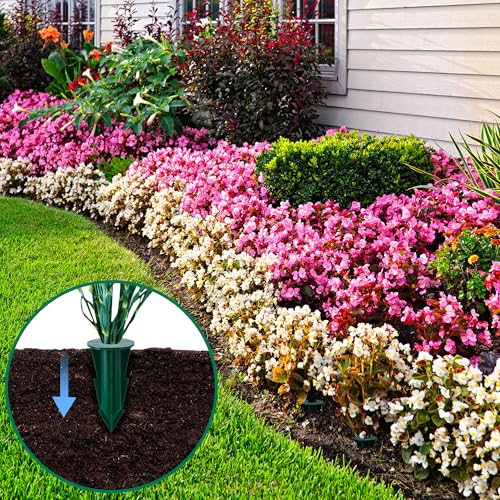 4 Pcs Memorial Artificial Flower Holder, Patio Garden Floral Ground Spikes - color: 4 Pcs
