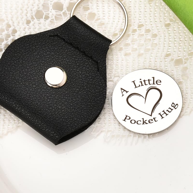 Sisadodo Pocket Hug Token Long Distance Relationship Keepsake Gifts for Son Daughter Birthday Christmas Gifts for Women Men - color: Brother and Sister