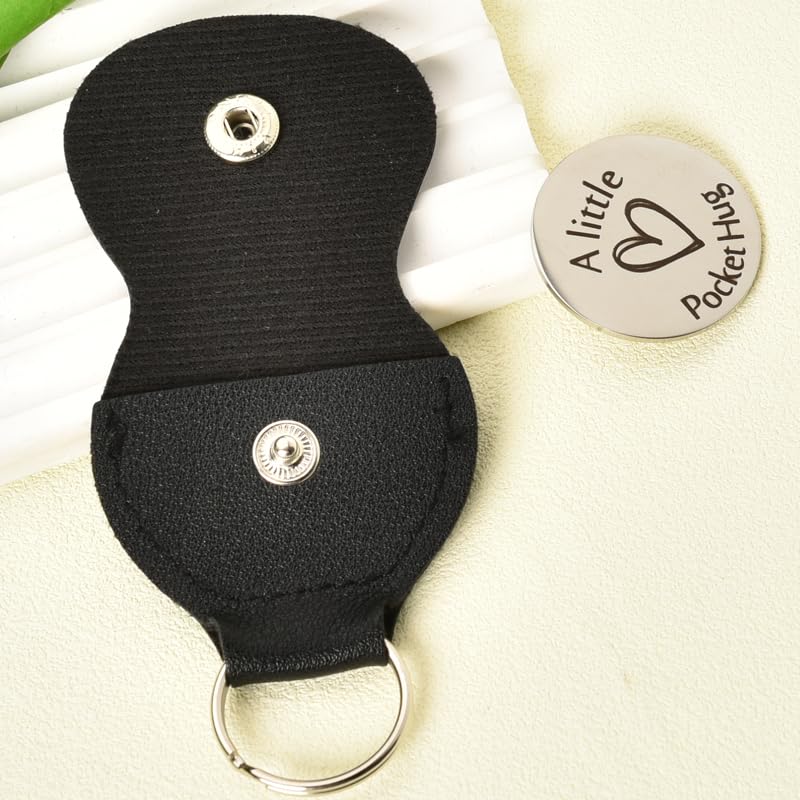 Pocket Tokens Inspirational Gifts for Women Men Daughter Son Encouragement Motivational Gift for Best Friends Family Be Strong Be Brave Be Fearless Pocket Hug Token Keychain for Girls Boys - color: Be Strong Brave Fearless