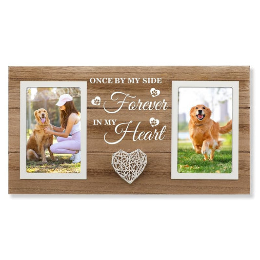SOUHONEY Dog Memorial Gifts for Loss of Dog, Wooden 4x6 Pictures Frame | Sympathy Gifts for Loss of Dog Cat Pet Owners, Memorial Gifts for Loss of Pet, Remembrance Present for Pet Lover - color: Yellow