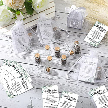 Tanlade 100 Set Funeral Favor Memorial Seed Packet for Guest, Leaf - style: Leaf