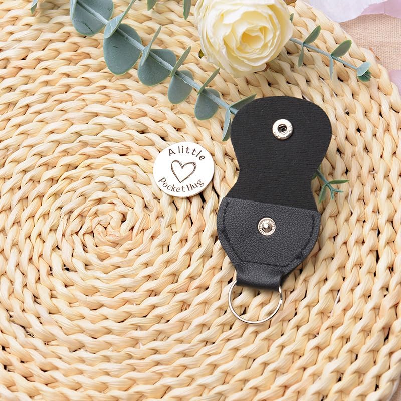 Pocket Hug Token for Women Men Him Birthday Inspirational Gifts for Daughter Friend Long Distance Gifts for Wife Mom - color: I Love You Mom