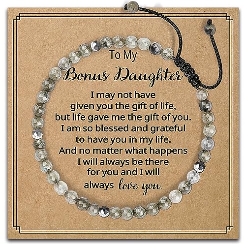 AGOT Daughter in Law Bracelets Gifts: Dear Daughter in Law Birthday Gifts from Mother in Law - color: BD- Moonstone