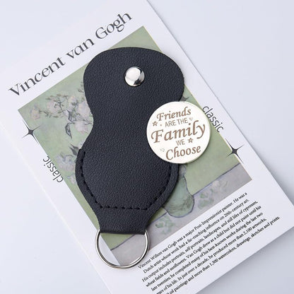 Pocket Hug Token for Women Men Him Birthday Inspirational Gifts for Daughter Friend Long Distance Gifts for Wife Mom - color: Friends Are the Family