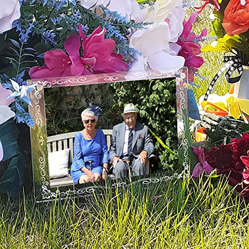 Waterproof Picture Frame for Grave, Cemetery Decorations, 2PCS Acrylic Outdoor Frame, 5x7 inches (2pcs)