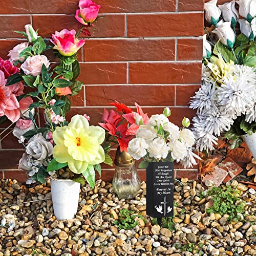 Geosar Cemetery Vases for Grave, Forever in My Heart - style: Forever In My Heart
