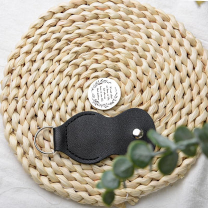 Pocket Hug Token for Women Mom Friend Birthday gifts for Her Him Long Distance Gifts for Men Dad Son Inspirational Keychain - color: Inspirational Pocket Hug Token