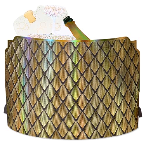Papyrus Blank Pop-Up Card for Weddings, Engagement, Anniversary and all Occasions (Champagne Toast) - color: FSC Champagne Displayable