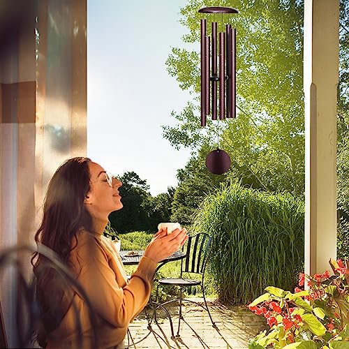 Wind Chimes Outdoor Deep Tone, 45 in Large Wind Chimes for Outside, Wind Chime Gifts for Mother's Day/Housewarming/Christmas